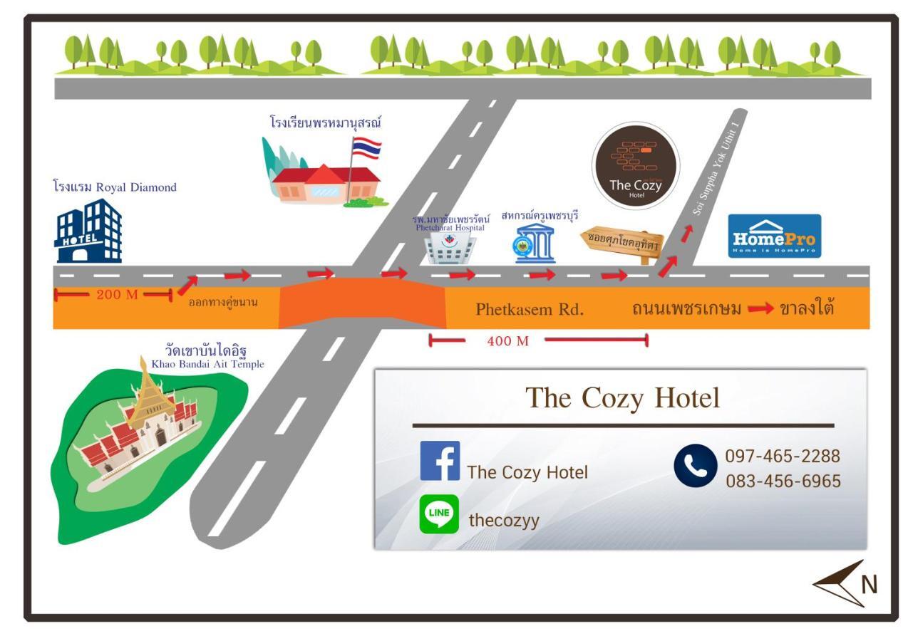 The Cozy Hotel Phetchaburi Esterno foto